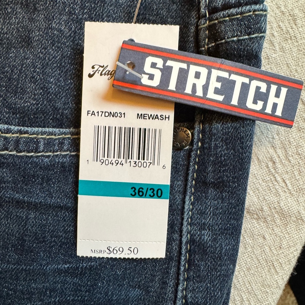 Men's Flag & Anthem Blue Jeans - Picture 4 of 6